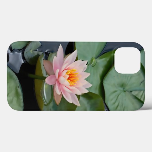 Roze Lotus Flower Zen Garden Case-Mate iPhone Case (Achterkant (horizontaal))