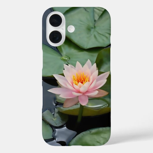Roze Lotus Flower Zen Garden Case-Mate iPhone Case (Achterkant)