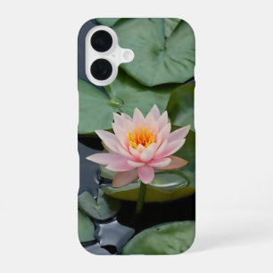 Roze Lotus Flower Zen Garden iPhone 16 Hoesje