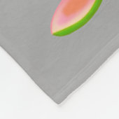 Roze Lotus Flowers op Light Silver Grey Fleece Deken (Hoek)