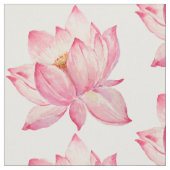 Roze Lotus Flowers Stof (Close Up)
