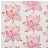 Roze Lotus Flowers Stof (Swatch)