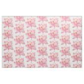 Roze Lotus Flowers Stof (Fat Quarter)