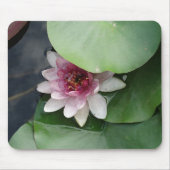 Roze Lotus Flwower Mousepad Muismat (Voorkant)