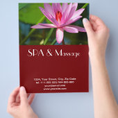 Roze lotus flyer (Hand)