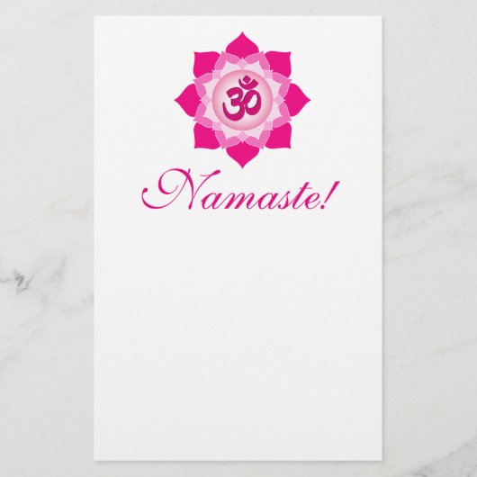 Roze lotus flyer (Voorkant)