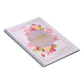 Roze Lotus Gratitude Journal Notitieboek (Rechterzijde)