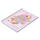 Roze Lotus Gratitude Journal Notitieboek (Linkerzijde)