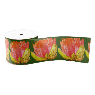Roze Lotus Grosgrain Lint