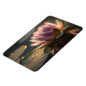 Roze Lotus in de Ochtend Licht Foto Magneet (Linkerzijde)