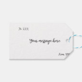 Roze Lotus in het Morning Light Gift Label Cadeaulabel (Voorkant (Horizontaal))