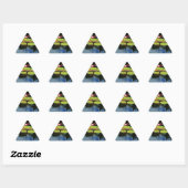 Roze lotus in regen sticker (Vel)
