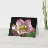 Roze Lotus Kaart (Voorkant)