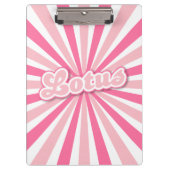 Roze Lotus Klembord (Voorkant)