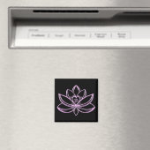 Roze Lotus Magneet (Insitu (Vaatwasser))