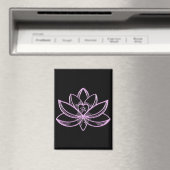 Roze Lotus Magneet (Insitu (Vaatwasser))