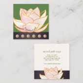 Roze Lotus Mandala 6 Punch Loyalty (Voorkant / Achterkant)