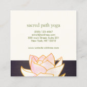 Roze Lotus Mandala 6 Punch Loyalty (Achterkant)