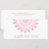 Roze Lotus Mandala Spa (Voorkant / Achterkant)