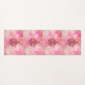 Roze Lotus Meditation Spiritueel Energy Yoga Mat (Voorkant (horizontaal))