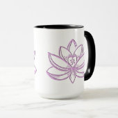 Roze Lotus  Mok (Voorkant rechts)
