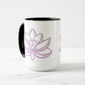 Roze Lotus  Mok (Voorkant links)
