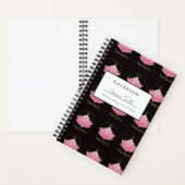 Roze Lotus Namaste Persoonlijk Notitieboek (Binnen)