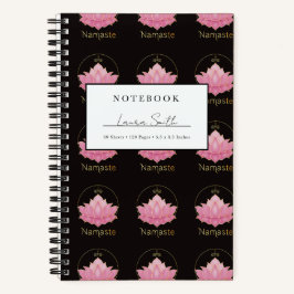 Roze Lotus Namaste Persoonlijk Notitieboek
