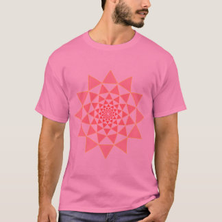 roze lotus op roze t-shirt
