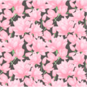 Roze Lotus Patroon Sticker (Voorkant)