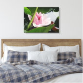 Roze Lotus Photography Print (Insitu (Slaapkamer))