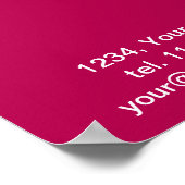 Roze lotus poster (Hoek)