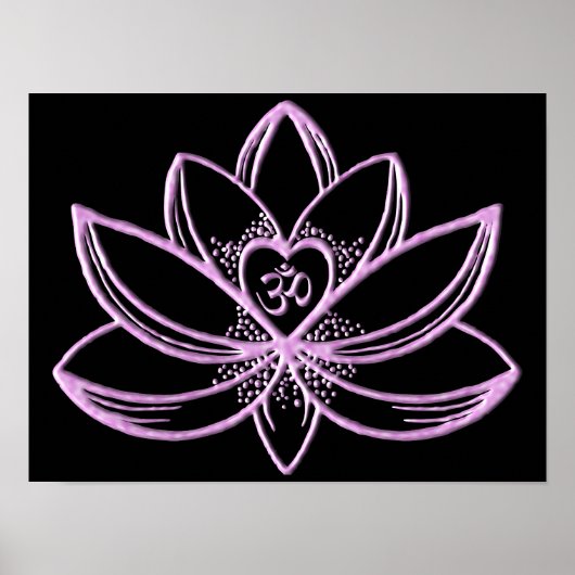 Roze Lotus Poster (Voorkant)