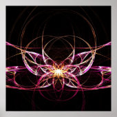 Roze lotus - Poster (Voorkant)