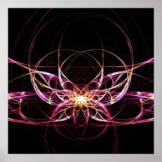 Roze lotus - Poster (Voorkant)