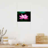 Roze Lotus Poster (Keuken)