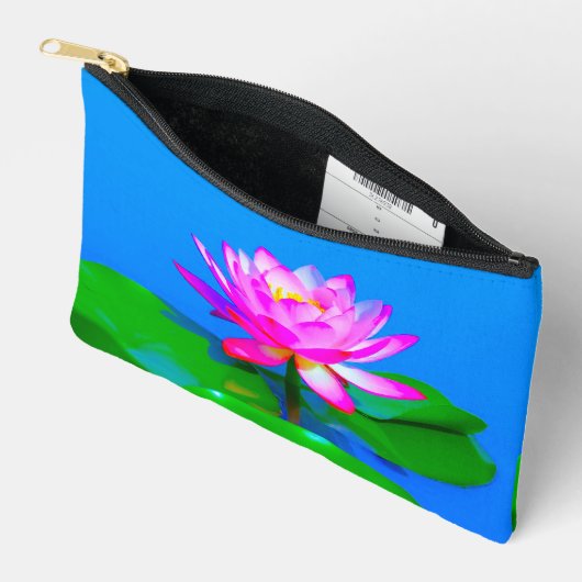 Roze Lotus Pouch Etui (Open)
