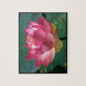 Roze Lotus - Puzzel Legpuzzel (Verticaal)