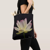 Roze Lotus Schouder Tote Bag (Dichtbij)