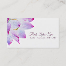*~* Roze Lotus Spa - Reiki Massage Skin Care Visitekaartje