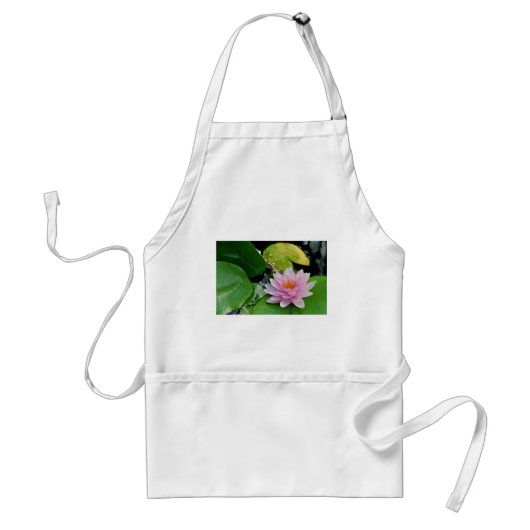 Roze Lotus Standaard Schort (Voorkant)