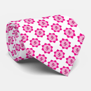 Roze lotus stropdas