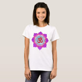 Roze lotus t-shirt (Voorkant volledig)