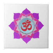 Roze lotus tegeltje (Voorkant)