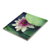 Roze Lotus Tekening Foto Tegel Tegeltje (Zijkant)