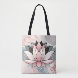 Roze Lotus Tote Bag
