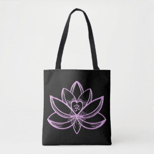 Roze Lotus Tote Bag