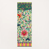 Roze Lotus Tuin Botanische Chinoiserie Yogamat (Voorkant)