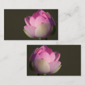 Roze Lotus Visitekaartje (Voorkant / Achterkant)