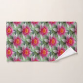 Roze Lotus Water Lily Bad Handdoek (Handdoek)